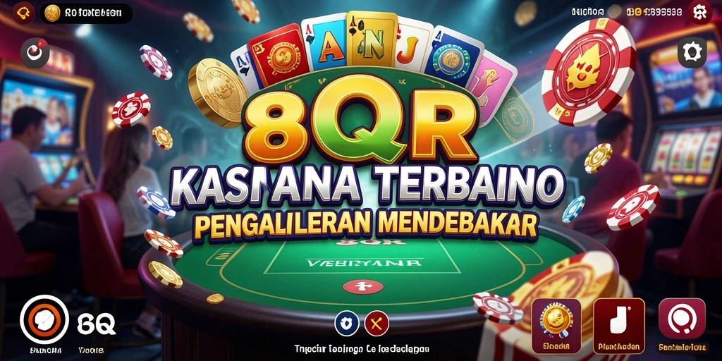 Screenshot 8QR menunjukkan gameplay Kasino yang menarik dan interaktif.