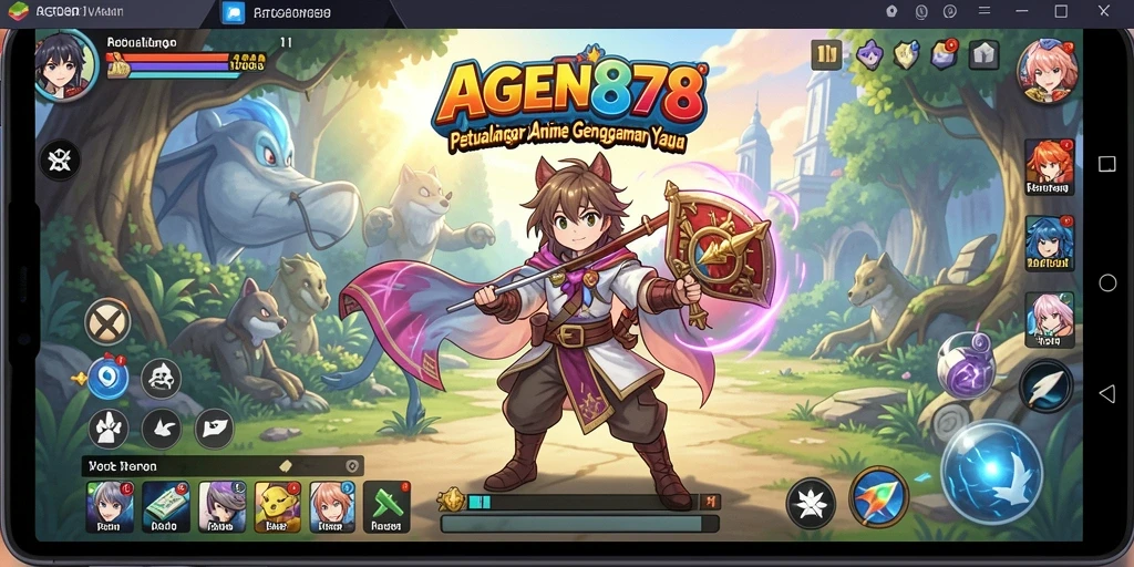 Gameplay AGEN878 yang menarik dengan karakter Anime yang menawan.