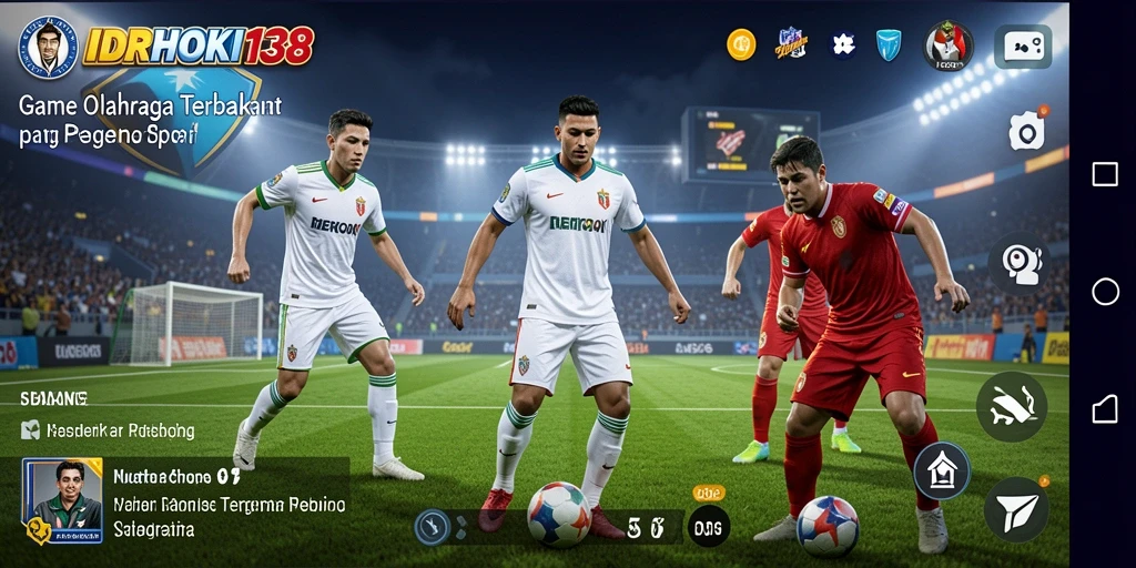 Tampilan gameplay menarik <strong>IDRHOKI138</strong> dengan aksi olahraga seru.