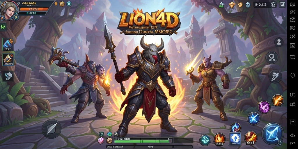 Tampilan gameplay seru dari LION4D di dunia MMORPG.