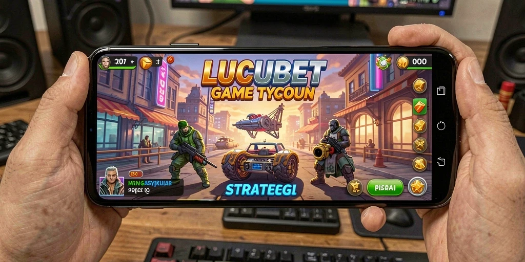 Tampilan gameplay LUCUBET yang penuh strategi Tycoon.
