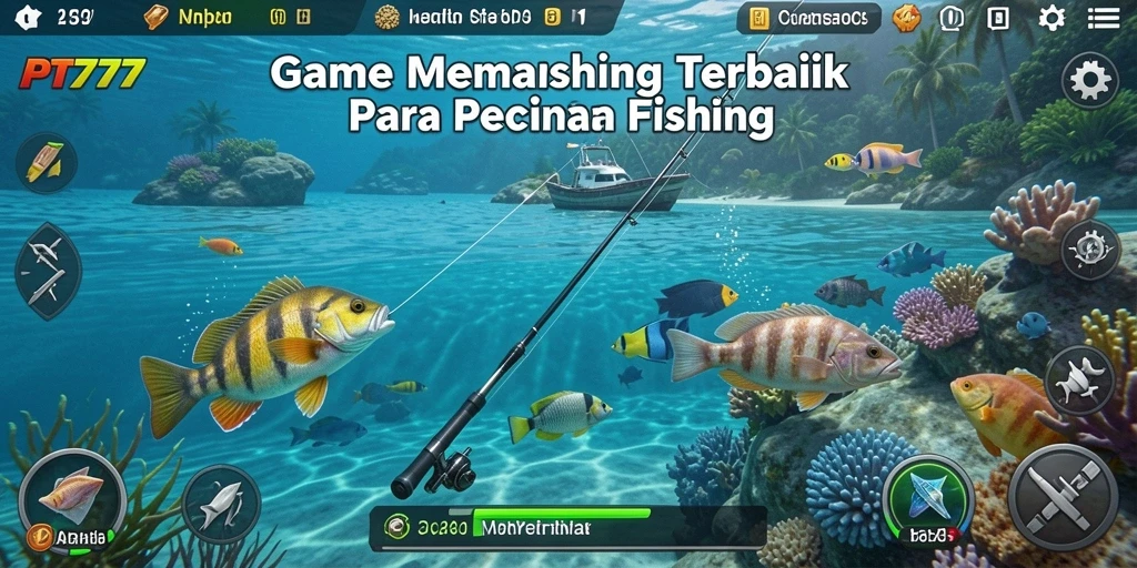 Screenshot gameplay PT777 menampilkan pengalaman memancing yang seru dan interaktif.