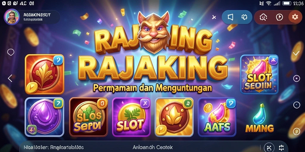 Tampilan screenshot dari gameplay menarik di RAJAKING slot.