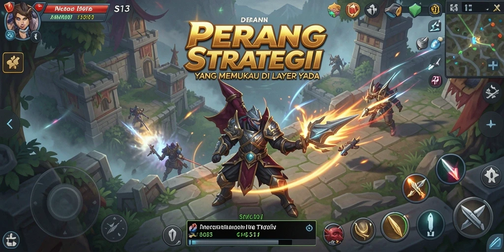 Tampilan gameplay S13 yang seru dan strategis.