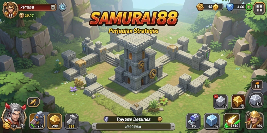 Tampilan gameplay menegangkan dalam SAMURAI88 yang penuh strategi.